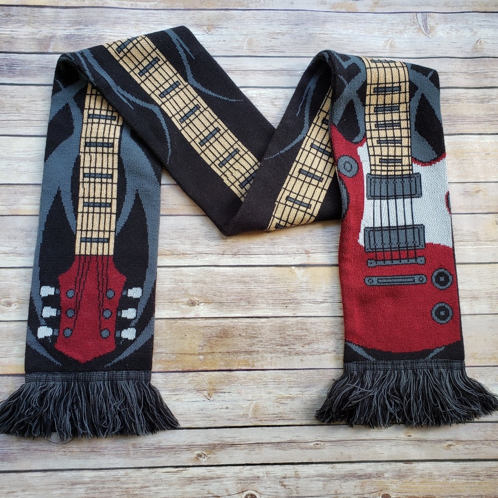 Electric Guitar Scarf 6 FEET LONG Like New GIFT
